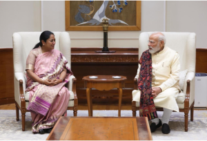 Delhi CM Rekha Gupta Meets PM Modi, Extends Diwali Greetings