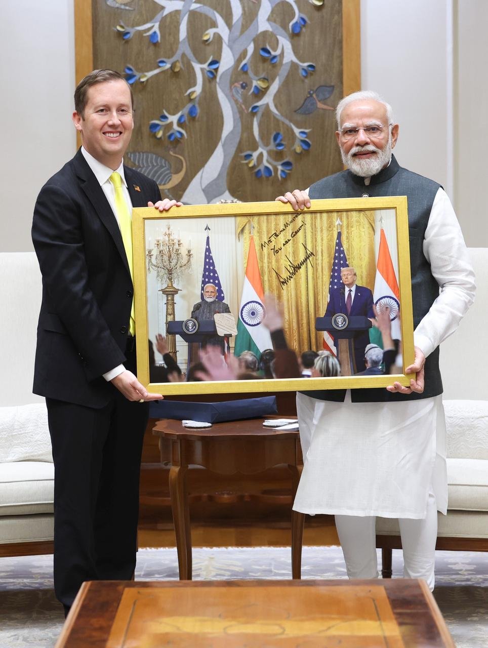 US Ambassador-Designate Sergio Gor Meets PM Modi, EAM Jaishankar and Foreign Secretary Misri to Discuss India–US Strategic Partnership