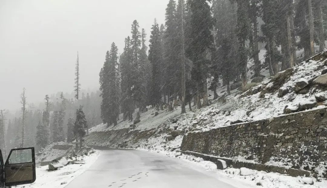 Season’s First Snow Hits Kashmir Valley; Schools Closed in Jammu Division