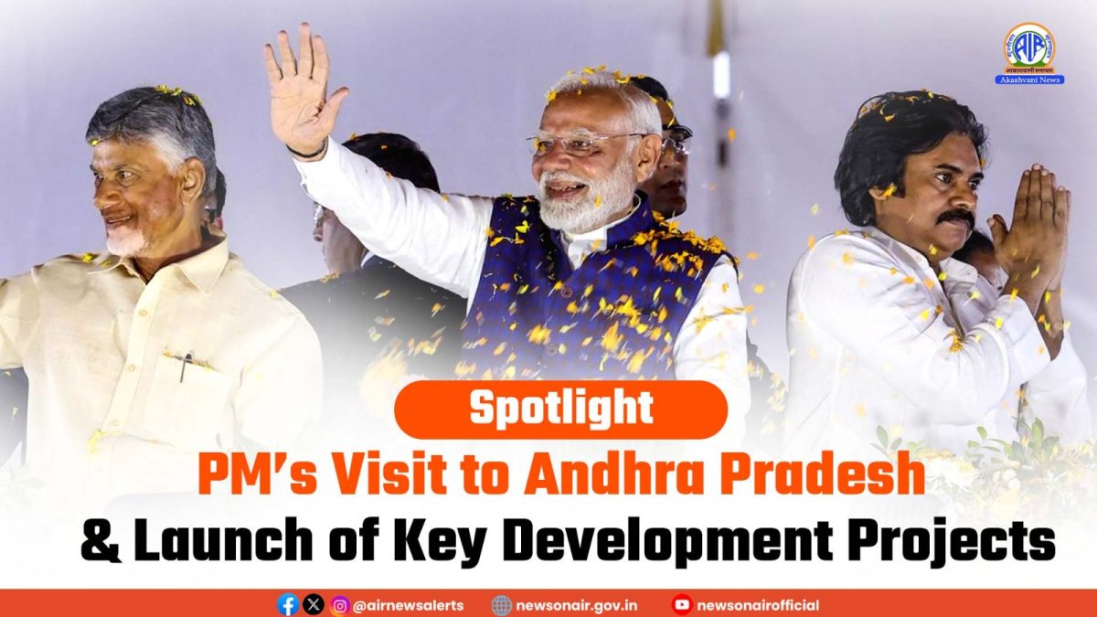 Spotlight : PM’s Visit to Andhra Pradesh & Launch of Key Development Projects