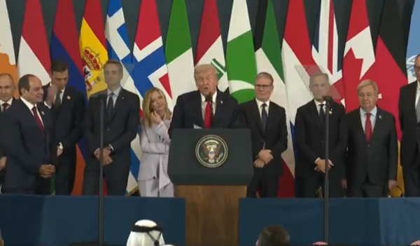 US President and Leaders of Egypt, Qatar and Turkey Sign Declaration to End War and Bring Peace to Gaza