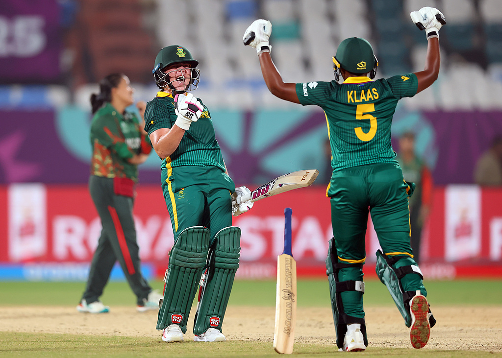 South Africa Clinch Win Over Bangladesh in Women’s ODI World Cup Clash