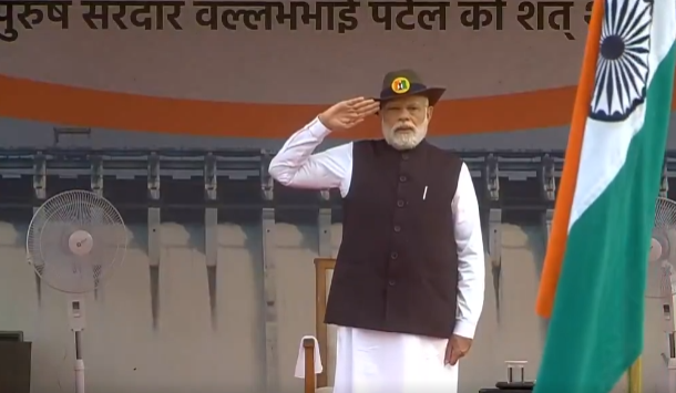 પ્રધાનમંત્રી નરેન્દ્ર મોદી ગુજરાતના એકતાનગરમાં સરદાર પટેલની 150મી જન્મજયંતિએ એકતા પરેડનું નિરીક્ષણ કરશે