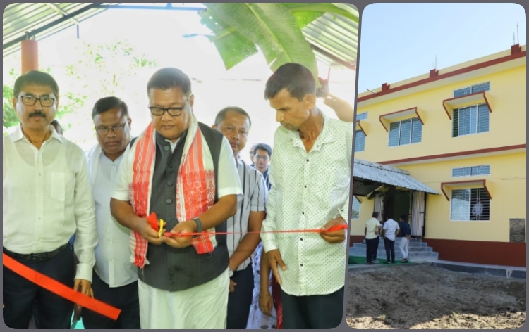 শিক্ষা মন্ত্রী ডাঃ ৰণোজ পেগুৰদ্বাৰা ধেমাজি অভিযান্ত্রিক বিদ্যালয়ৰ ছাত্রীনিবাসৰ উদ্বোধন