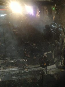 મોડાસા નજીક ખાનગી હોસ્પિટલની એમ્બ્યુલન્સમાં આગ લાગવાથી ત્રણના મોત