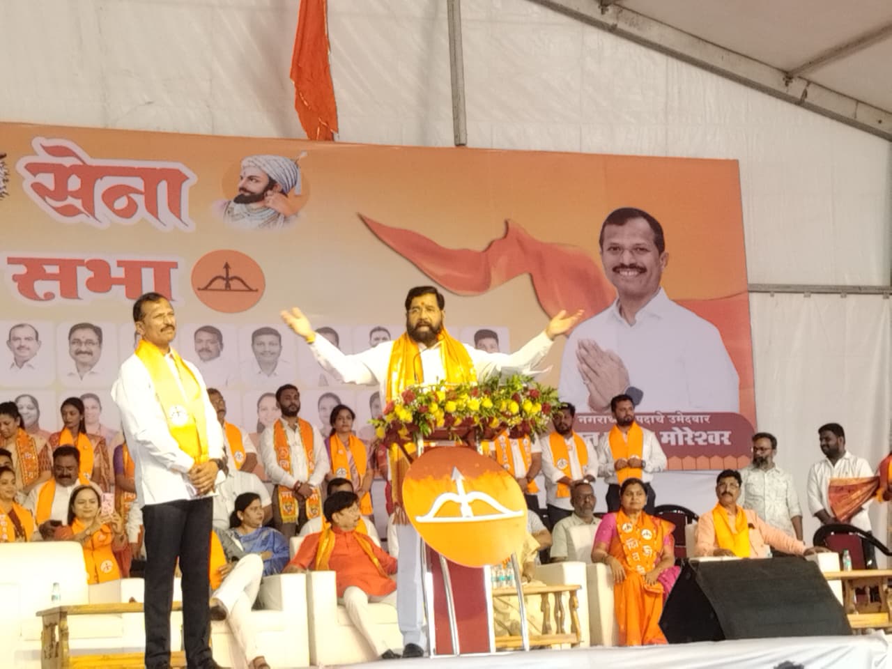 पालघर जिल्ह्यात उपमुख्यमंत्री एकनाथ शिंदे यांच्या जाहीर सभा