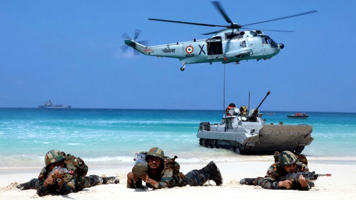 13 तारीख तक चलेगा तीनों सेनाओं का महा अभ्यास त्रिशूल: नौसेना ऑपरेशन महानिदेशक