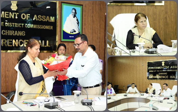 চিৰাং জিলা আয়ুক্তৰ কাৰ্যালয়ত মন্ত্ৰী অজন্তা নেওগৰ পৌৰোহিত্যত পৰ্যালোচনা বৈঠক অনুষ্ঠিত