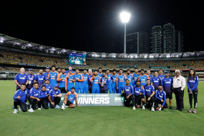 India Clinches T20 Series Against Australia 2-1 as Rain Abandons Final Match at Gabba