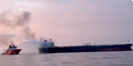 Ukrainian naval drones hit two Russian oil tankers in Black Sea