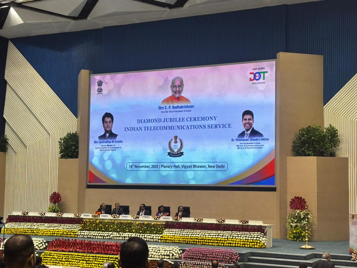 Indian Telecommunications Service marks 60 years, VP C P Radhakrishnan hails Digital Transformation