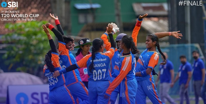भारतीय महिला दृष्टिबाधित क्रिकेट टीम ने कोलंबो में पहला दृष्टिबाधिक टी-20 विश्‍वकप जीता