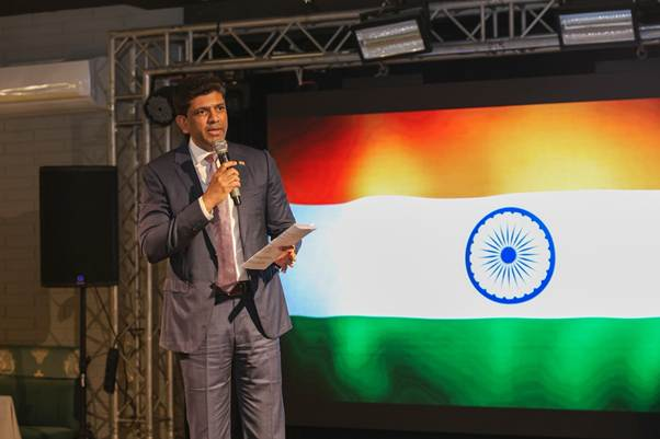 Union Minister Chandra Sekhar Pemmasani urges young members in Baku to take pride in their dual identity