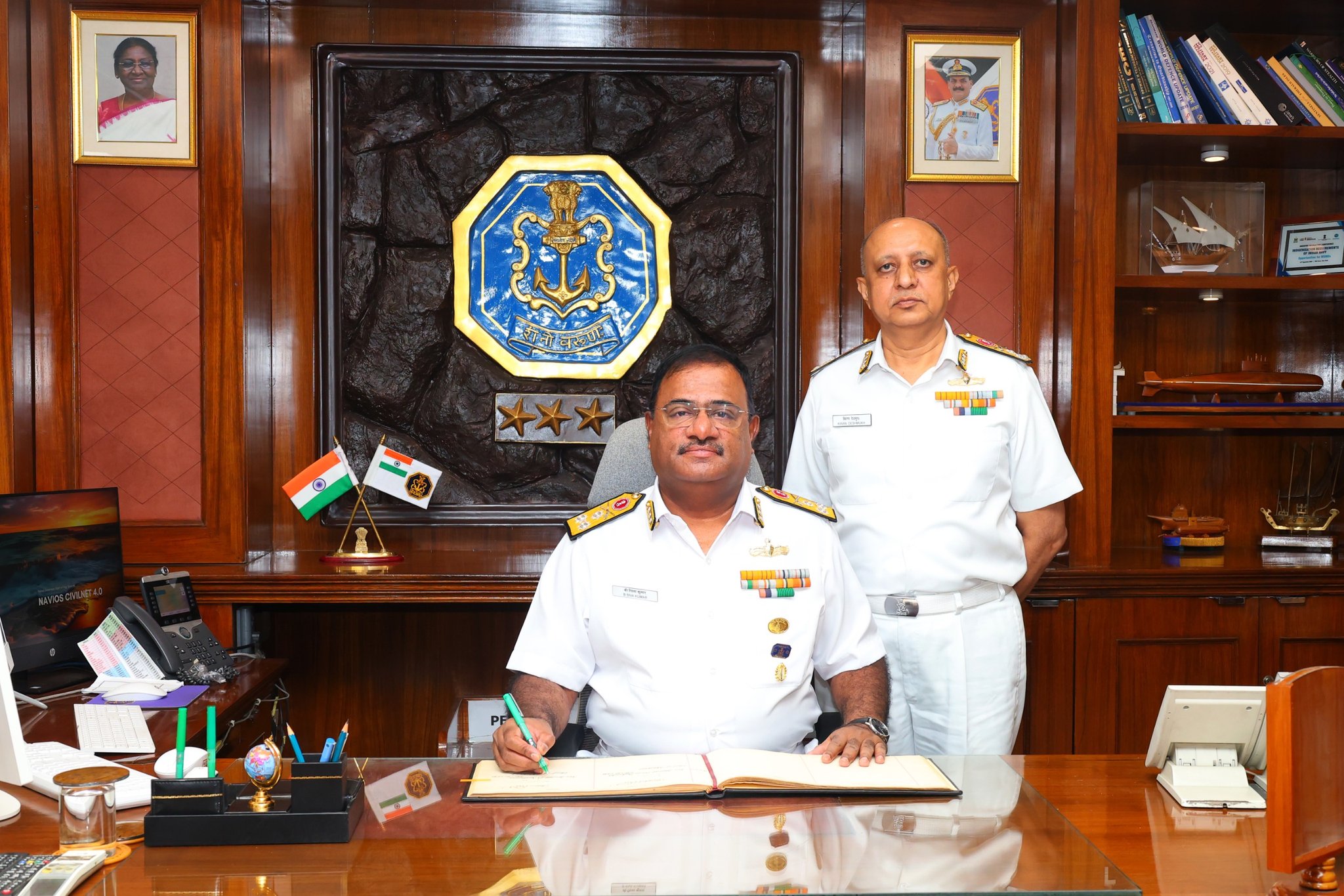 Vice Admiral B Sivakumar Assumes Charge As 40th Chief Of Materiel