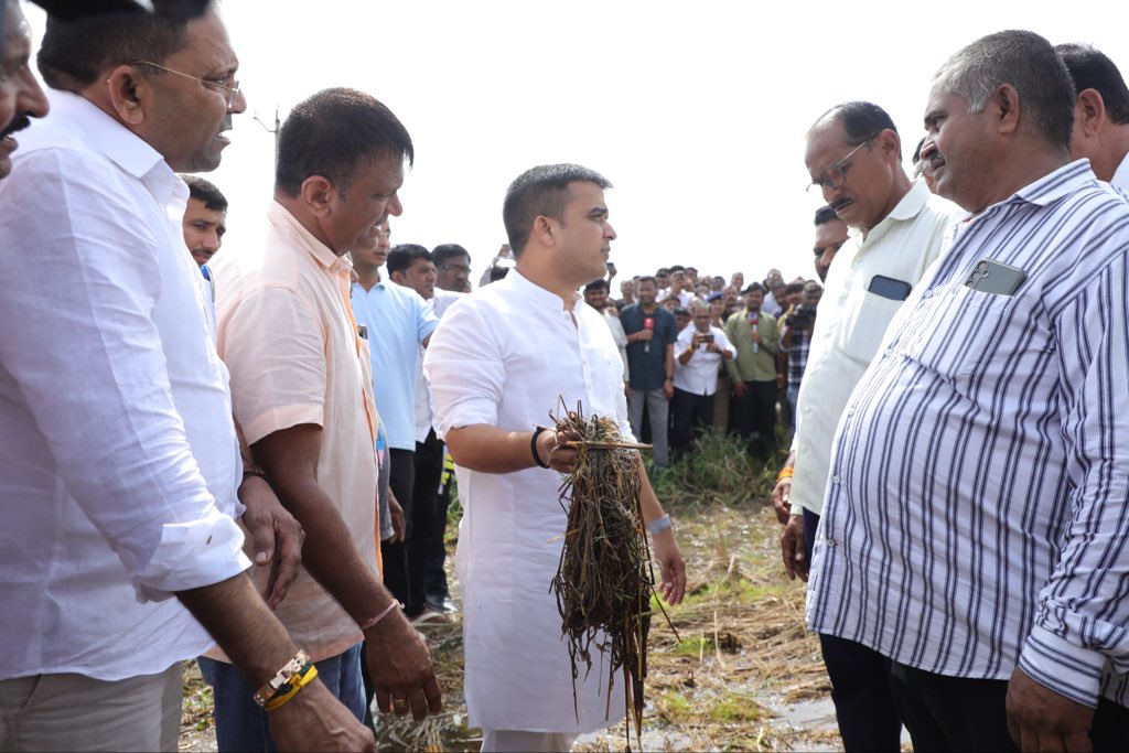 નાયબ મુખ્યમંત્રી હર્ષ સંઘવીએ કહ્યું, રાજ્યમાં કમોસમી વરસાદને કારણે લગભગ 250 તાલુકાઓમાં ખેડૂતોને નુકસાન થયું