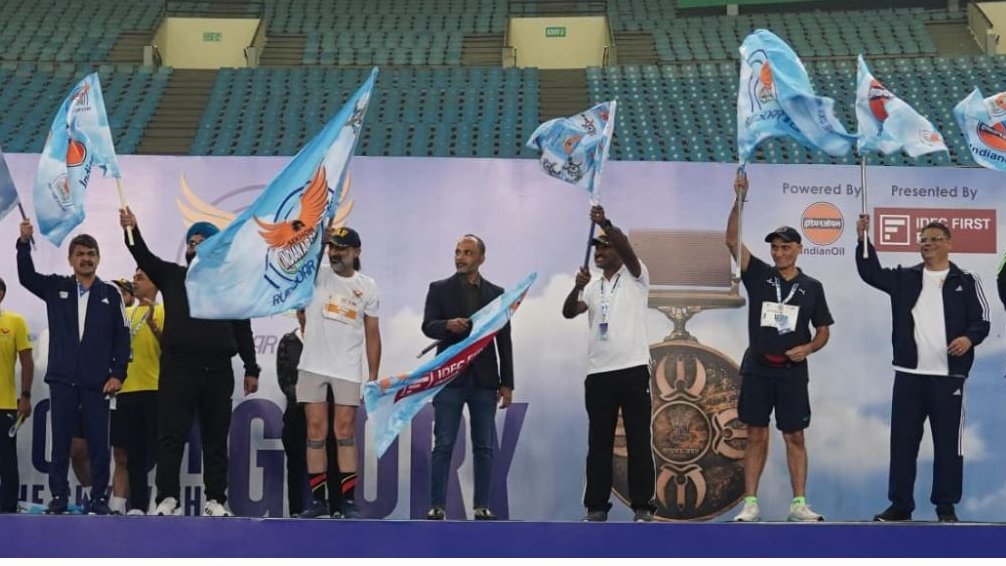 Air Chief Marshal AP Singh Flags Off 1st Sekhon IAF Marathon 2025 in New Delhi