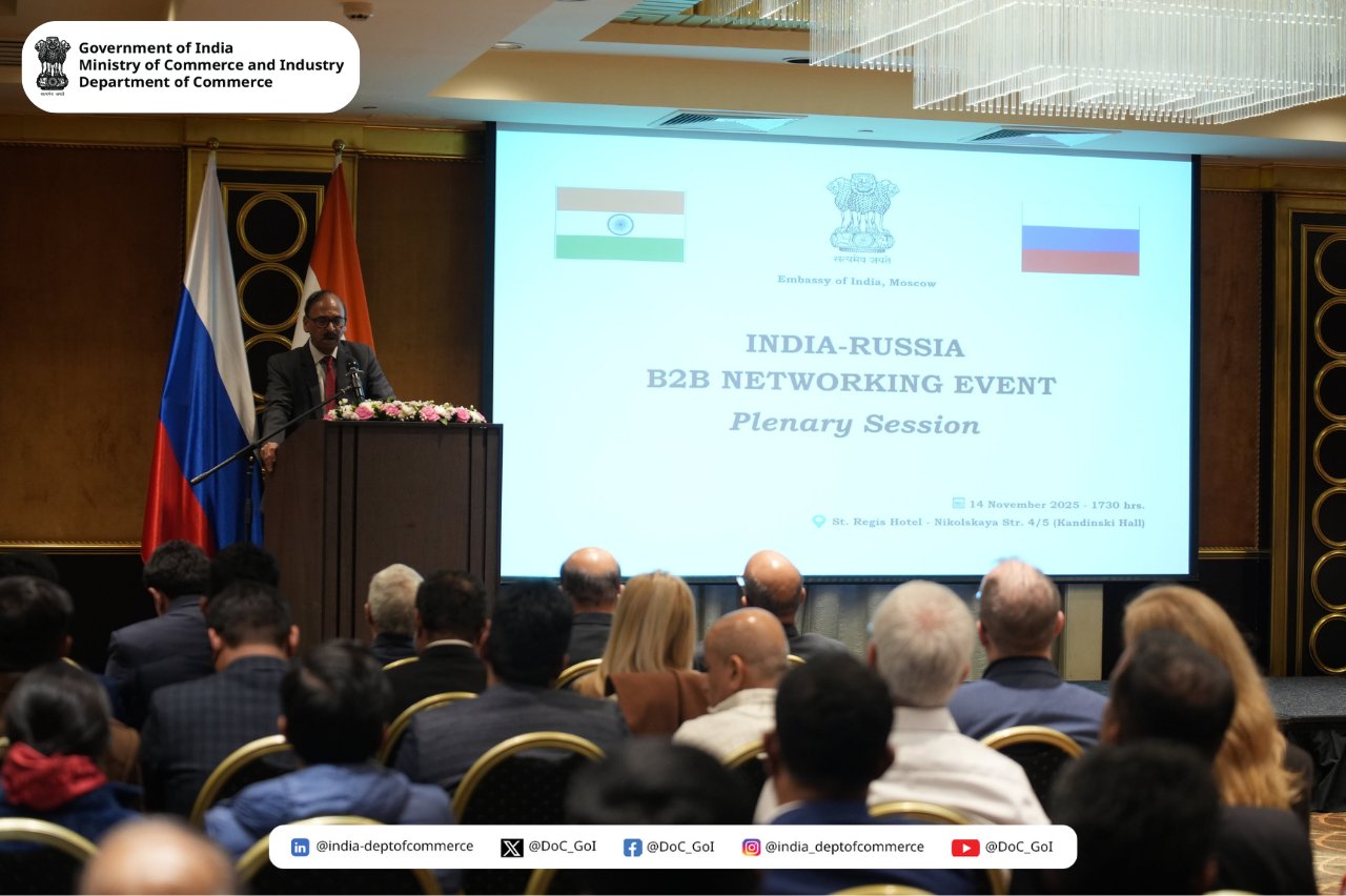 Commerce Secretary Rajesh Agrawal Reviews India–EAEU FTA Progress in Moscow