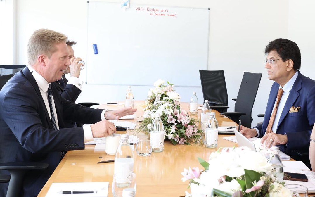 Union Minister Piyush Goyal Holds High-Level Talks in New Zealand to Boost Bilateral Ties