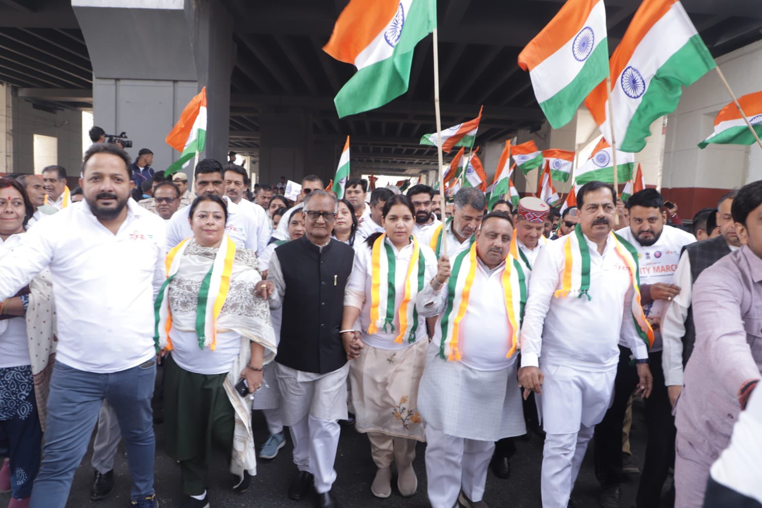  नई दिल्ली के चाँदनी चौक में  सांसद प्रवीन खंडेलवाल के नेतृत्व में सरदार पटेल 150 यूनिटी मार्च का आयोजन किया गया