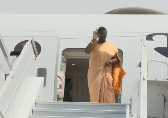 राष्ट्रपति द्रौपदी मुर्मु की अंगोला यात्रा सफलतापूर्वक संपन्न