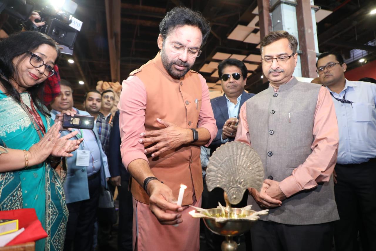 केंद्रीय मंत्री जी. किशन रेड्डी ने भारतीय अंतर्राष्ट्रीय व्यापार मेले में किया खान मंत्रालय के मंडप का उद्घाटन