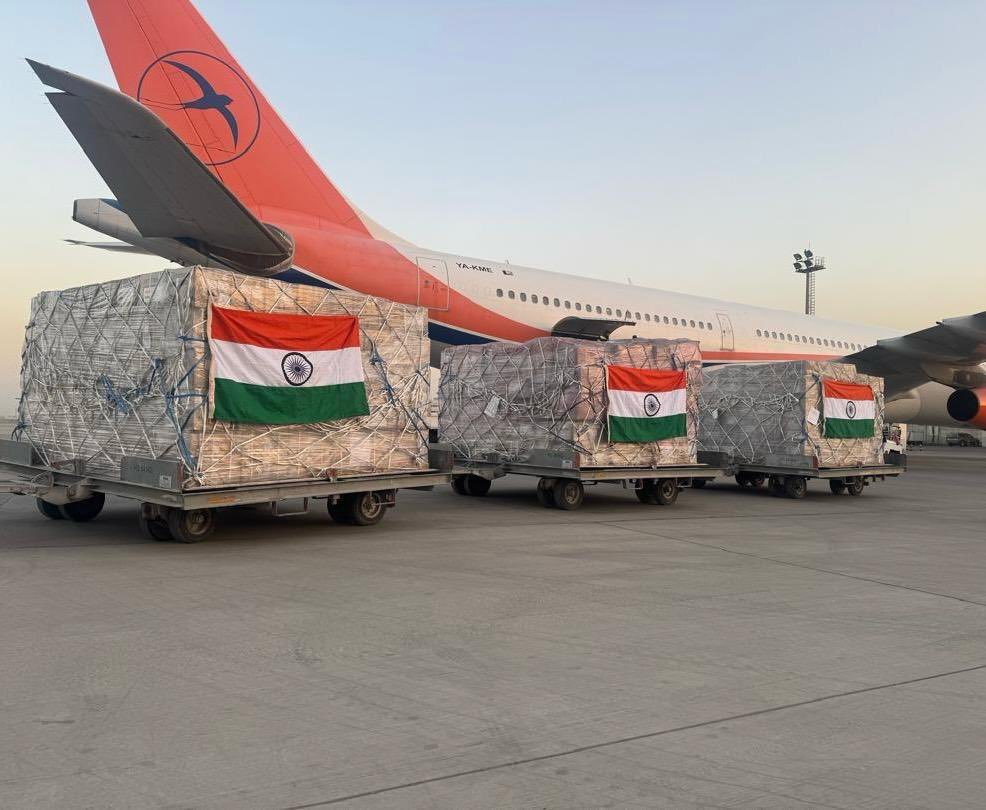India Sends 73 Tonnes of Medicines and Vaccines to Support Afghanistan’s Healthcare