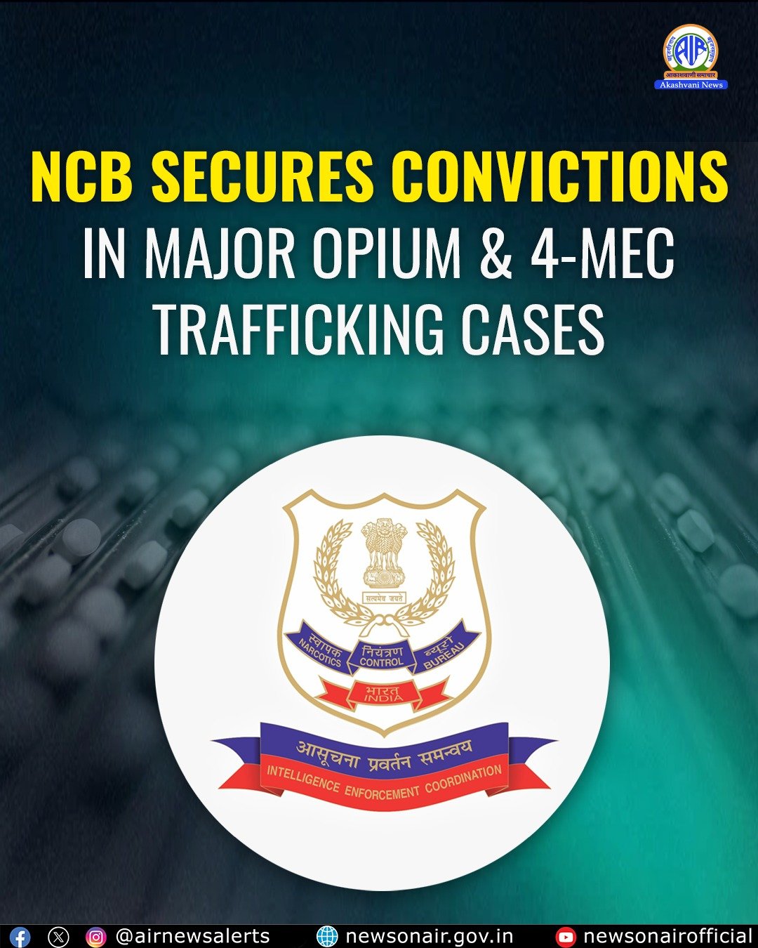 NCB Ahmedabad Secures 14-Year Conviction in Major 4-MEC Drug Trafficking Case