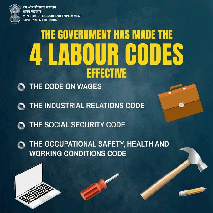 BMS, NFITU and Industry Bodies Welcome Implementation of New Labour Codes