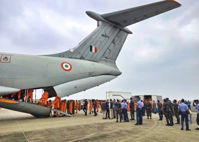IAF Airlifts 300 NDRF Personnel, 35 Tonnes of Equipment for Domestic and Sri Lanka Relief