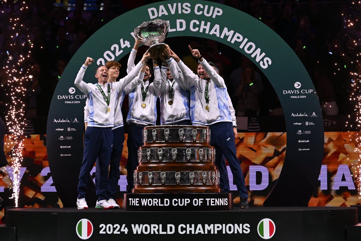 Italy wins its fourth Davis Cup title
