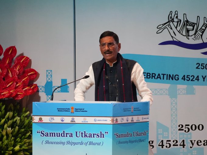 हाल के वर्षो में देश का पोत निर्माण क्षेत्र कई गुना बढ़ा है: रक्षा राज्य मंत्री संजय सेठ