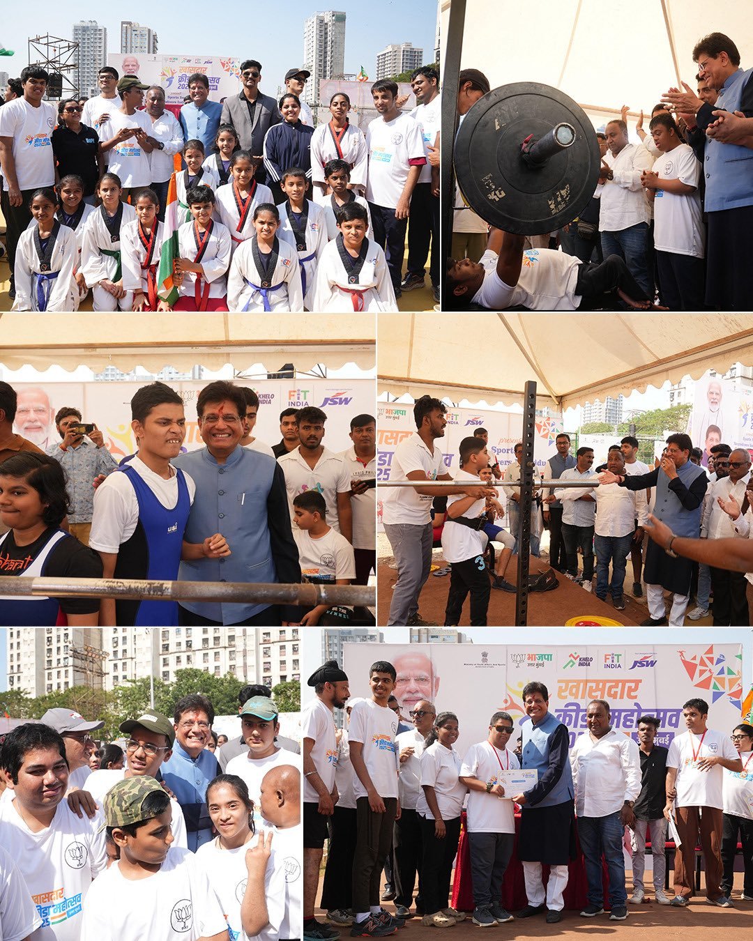 Union Minister Piyush Goyal Inaugurates MP Krida Mahotsav for Divyang Children in Mumbai