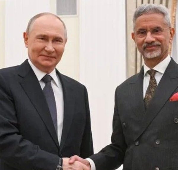 External Affairs Minister S Jaishankar meets Russian President Vladimir Putin in Moscow