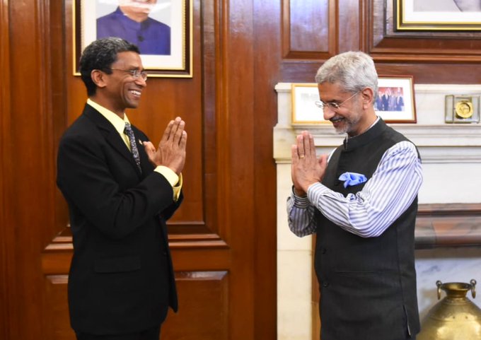 Minister Jaishankar Congratulates Barry Faure on Seychelles Appointment