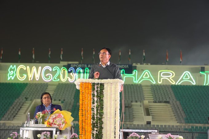 Minister Mansukh Mandaviya Hails Ahmedabad’s 2030 Commonwealth Games Bid Win