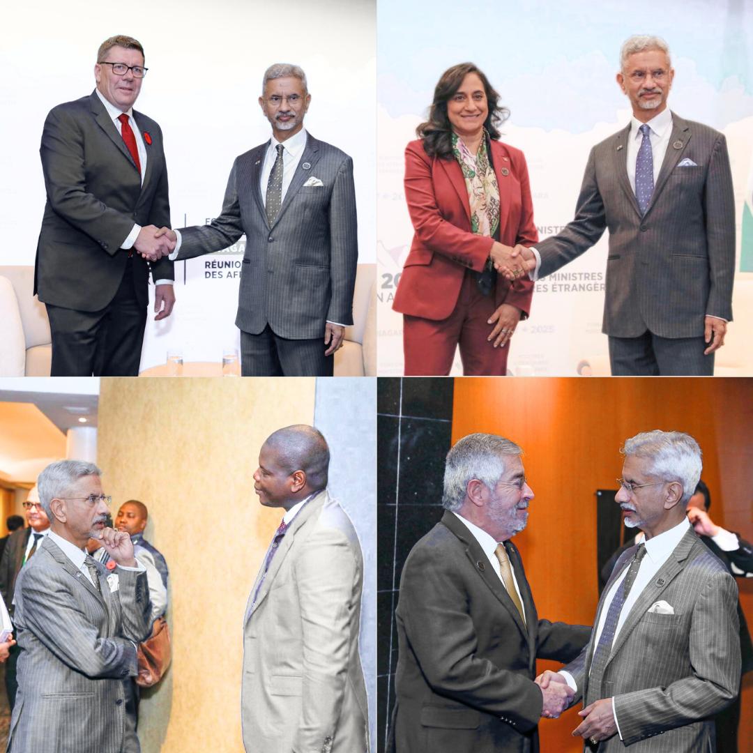 विदेश मंत्री एस. जयशंकर ने जी-7 विदेश मंत्रियों की बैठक के अतिरिक्‍त अपने अंतरराष्ट्रीय समकक्षों से मुलाकात की