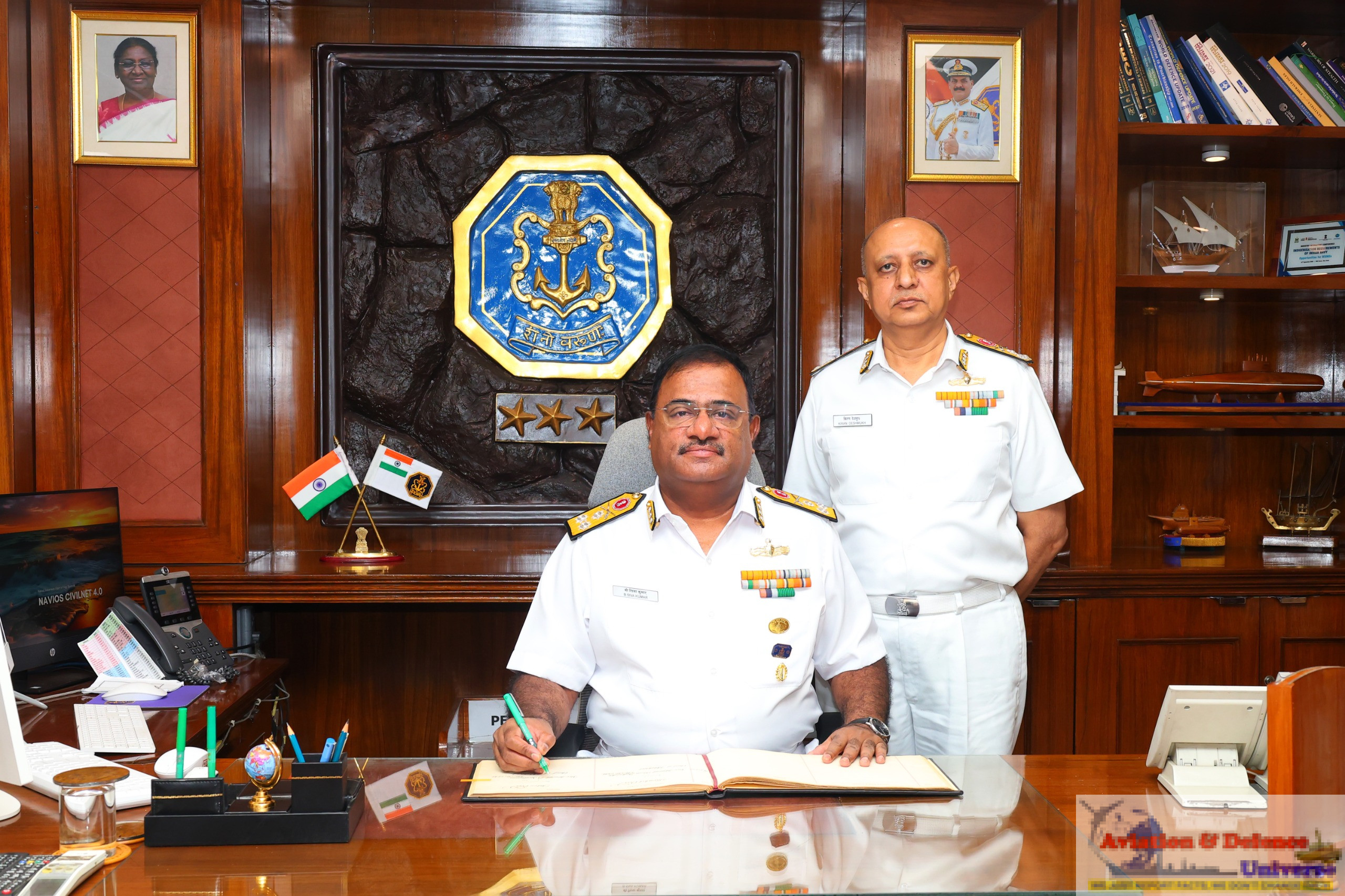 व्हाइस अ‍ॅडमिरल बी शिवकुमार यांनी  ४० वे ‘चीफ ऑफ मटेरियल’ म्हणून पदभार स्वीकारला