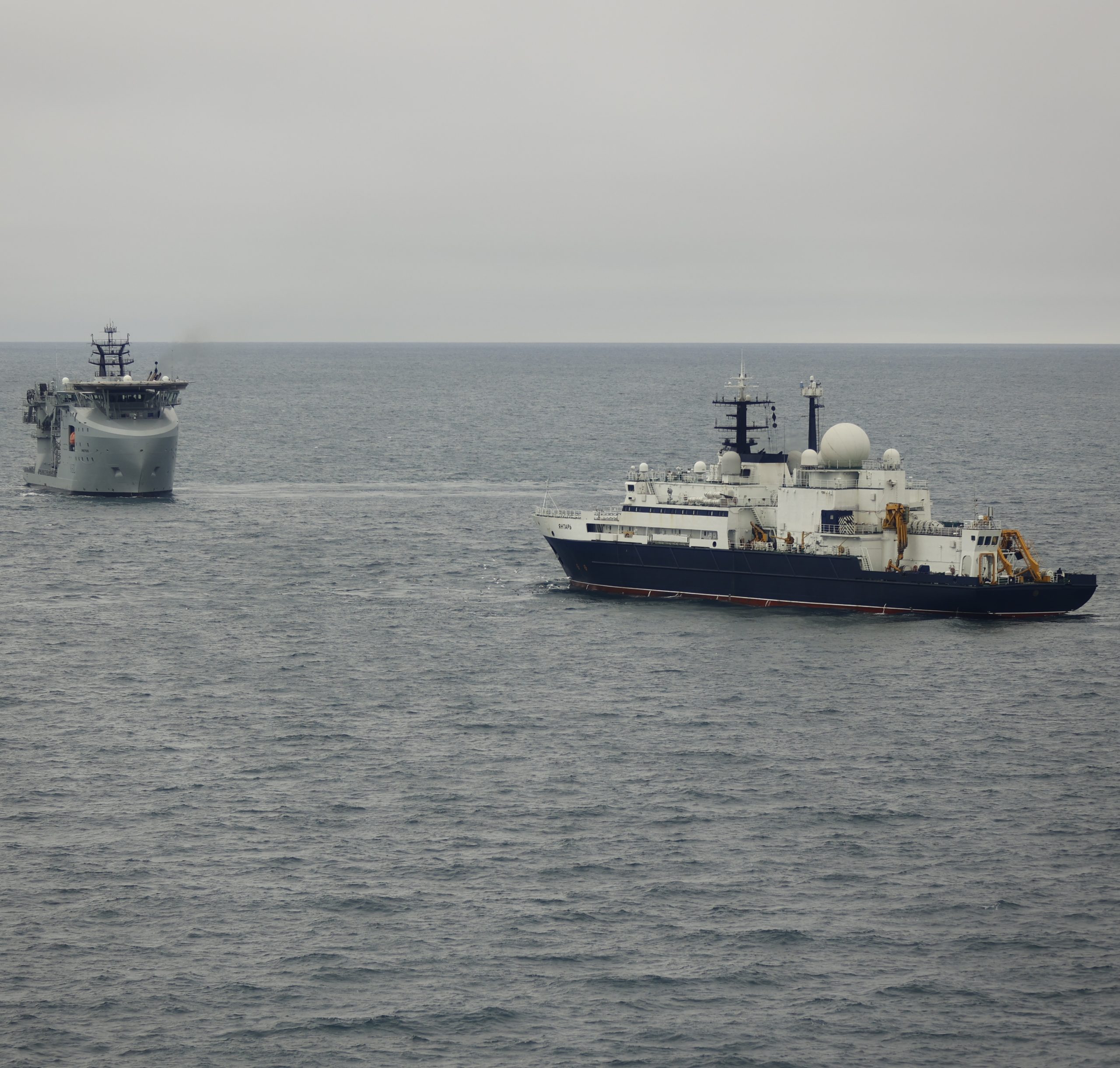 UK Warns Russia After Spy Ship Nears Scottish Waters