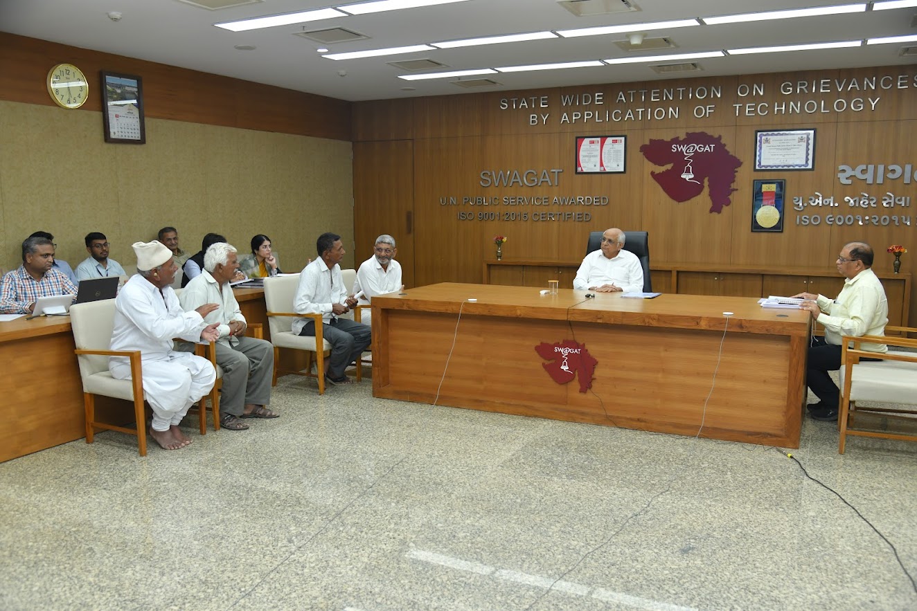 રાજ્ય ‘સ્વાગત’ કાર્યક્રમમાં અધિકારીઓને સ્થળ મુલાકાત લઈ લોકોની રજૂઆતોનું નિવારણ લાવવા મુખ્યમંત્રીની તાકીદ