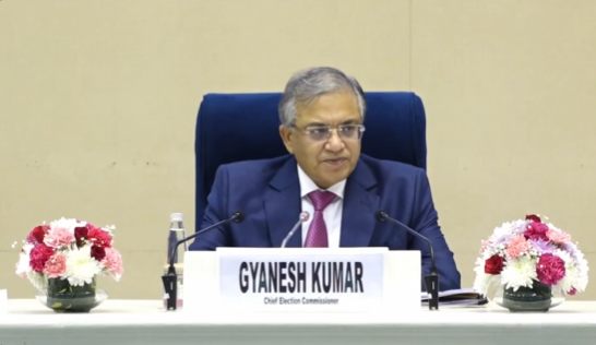 CEC Gyanesh Kumar Assures Peaceful and Free Voting During Bihar Assembly Elections