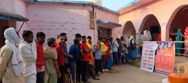 Bihar Election : पहिल्या टप्प्यातलं मतदान सुरु