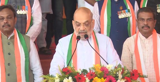 Amit Shah Leads ‘Vande Mataram’ 150th Anniversary Celebrations in Patna