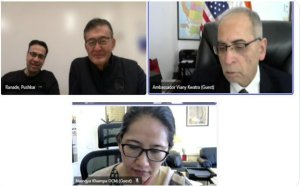 भारताचे राजदूत आणि इंटेलचे मुख्य कार्यकारी अधिकारी यांच्यात व्हिडीओ कॅालद्वारे चर्चा