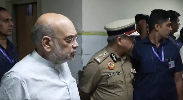 Amit Shah Visits Lok Nayak Jai Prakash Hospital After Delhi Car Blast