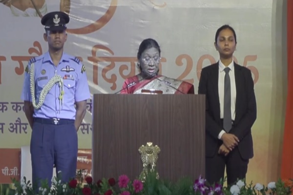 President Droupadi Murmu Participates In Janjatiya Gaurav Diwas Celebrations In Chhattisgarh