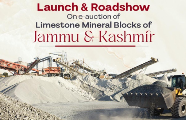 First-ever auction of limestone mineral blocks in Jammu and Kashmir to be launched today