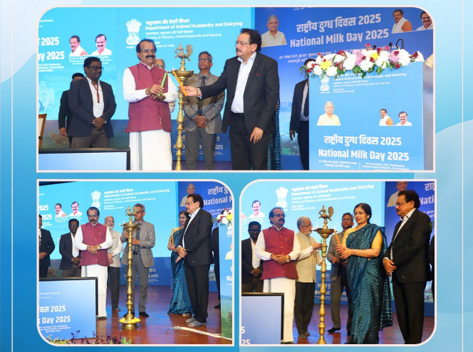 डेयरी क्षेत्र देश का आधार स्तंभ है और इसकी समृद्धि गांवों और किसानों से होती है: एसपी सिंह बघेल
