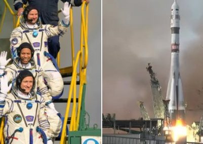 US-Russian Crew Launches to ISS Aboard Soyuz MS-28 for Eight-Month Mission