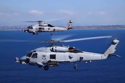 India Signs ₹7,900 Crore Deal with US for MH-60R Navy Helicopter Support