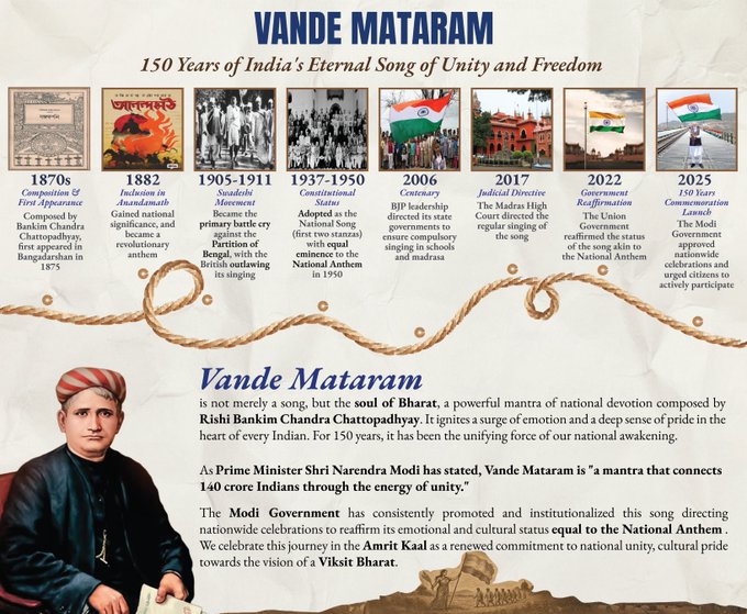 Sikkim Celebrates 150th Anniversary of Vande Mataram